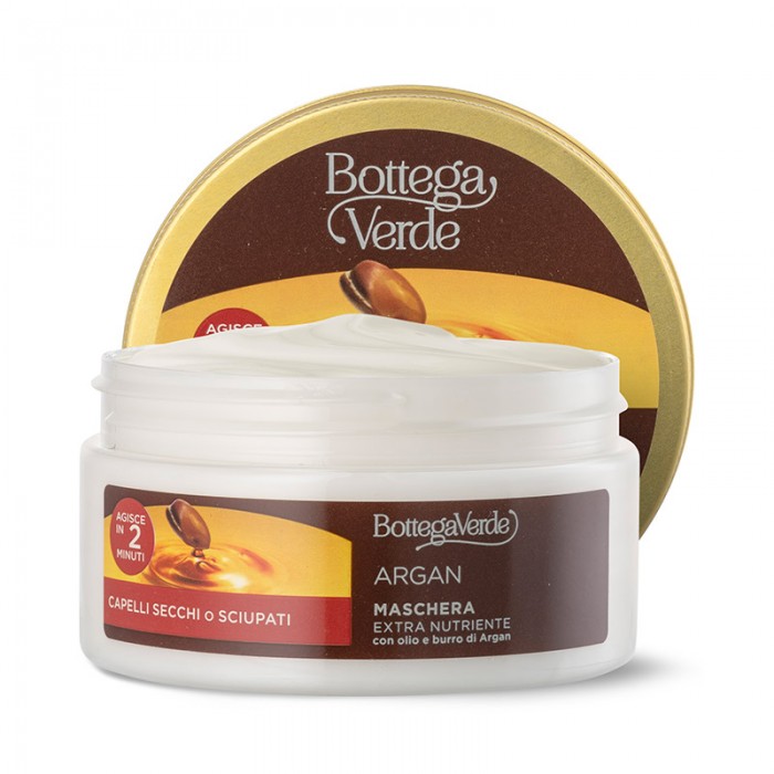 Argan - Extra tápláló maszk - argán vajjal és olajjal (200 ml) - 2 perc alatt hat - száraz vagy sérült hajra