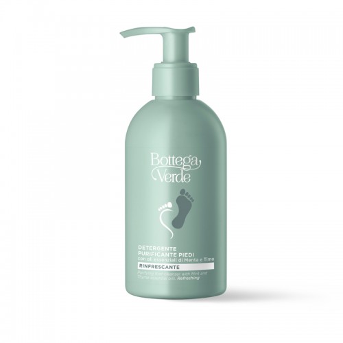 Frissítő lábtisztító menta és kakukkfű illóolajjal (200 ml)