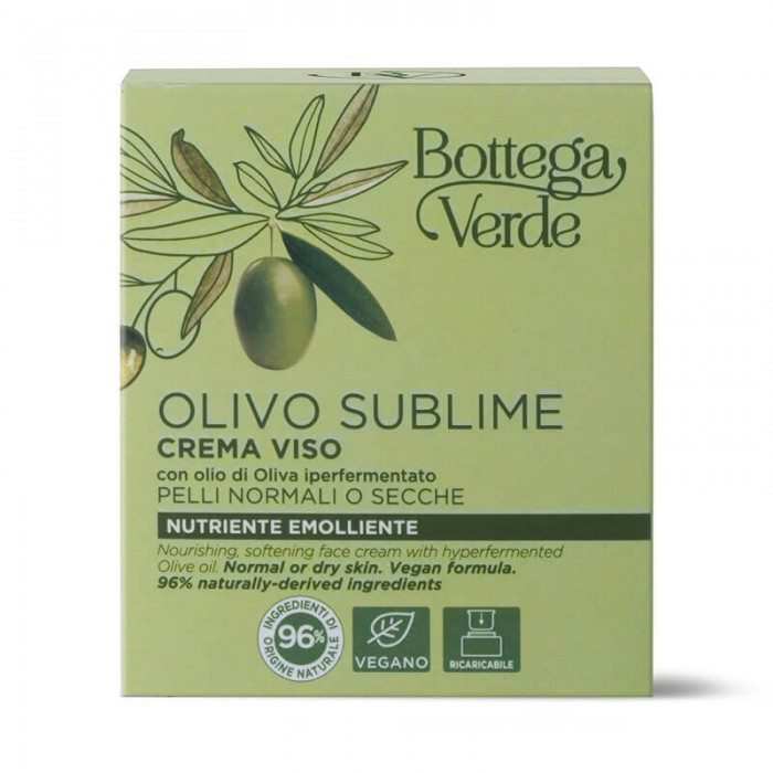 OLIVO SUBLIME - Arckrém - tápláló és puhító - hiperfermentált olívaolajjal (50 ml) - normál vagy száraz bőrre