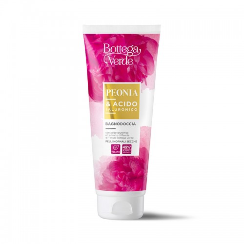 Peonia acido Ialuronico - Tusfürdő hialuronsavval és bazsarózsa kivonattal - normál és száraz bőrre (200ml)