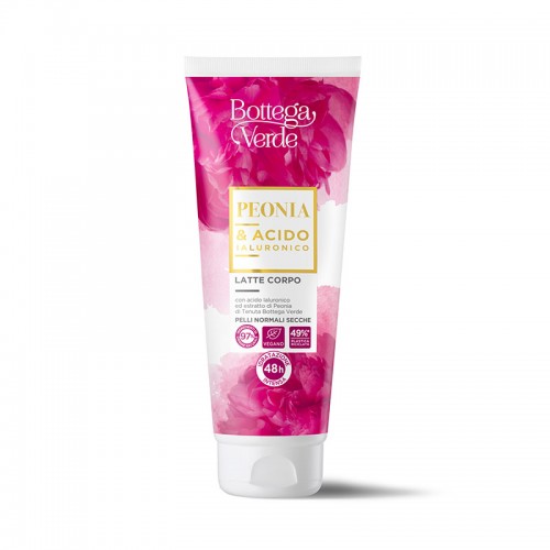 Peonia acido Ialuronico - Testápoló tej - Intenzív hidratálás (200ml)