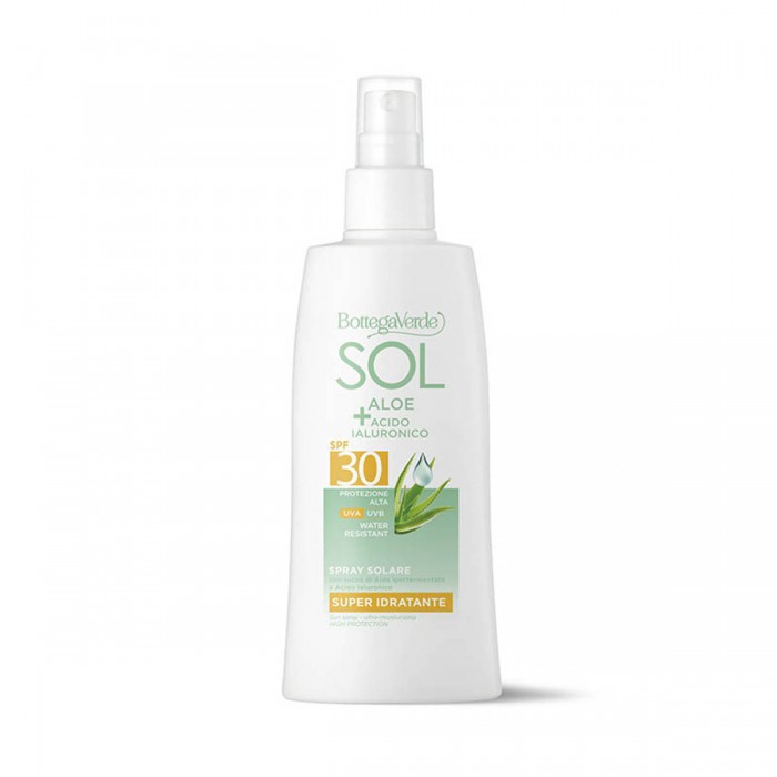 SOL Aloe hyaluronsav - Napozóspray- Magas védelem SPF30