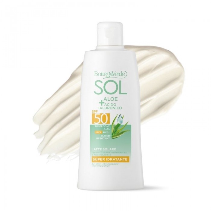 SOL Aloe hyaluronsav - Naptej - Magas védelem SPF50
