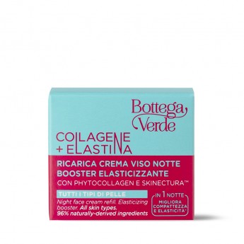 Kollagén+Elasztin - Éjszakai arckrém (50 ml) - minden bőrtípusra - utántöltő tégely