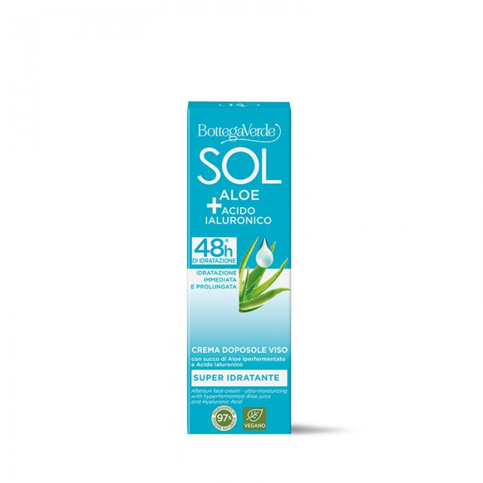 SOL Aloe hyaluronsav - Napozás utáni arckrém