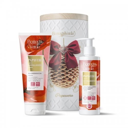 Papavero & Collagene ajándékcsomag - Fémdobozban