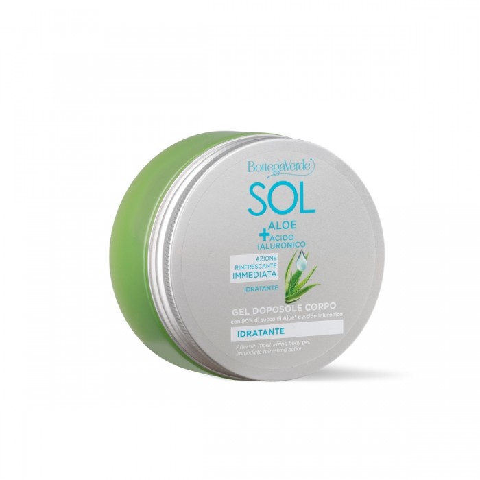 SOL Aloe Hyaluronic Acid - Napozás utáni hidratáló testápoló gél - azonnali enyhülést nyújt
