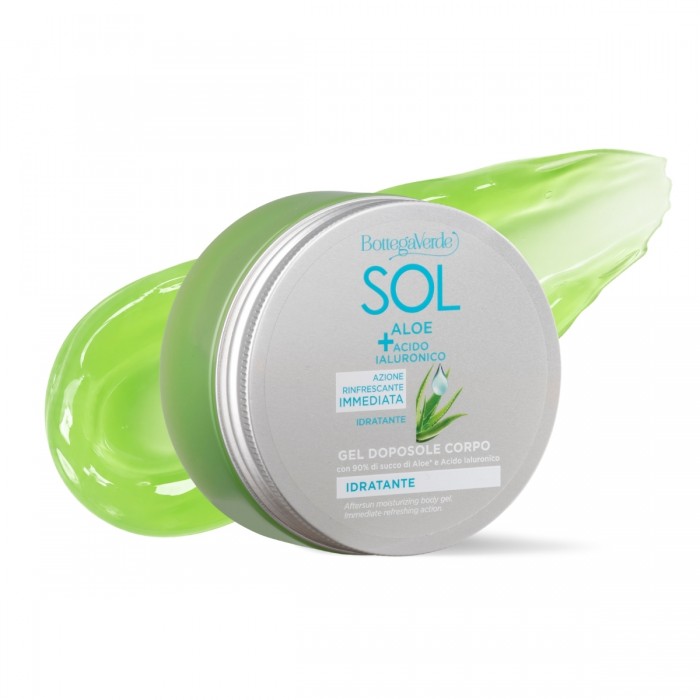 SOL Aloe Hyaluronic Acid - Napozás utáni hidratáló testápoló gél - azonnali enyhülést nyújt