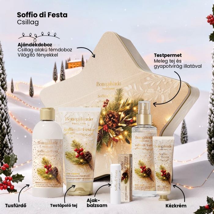 Soffio di Festa – 5 részes ajándékcsomag - Csillagdobozban