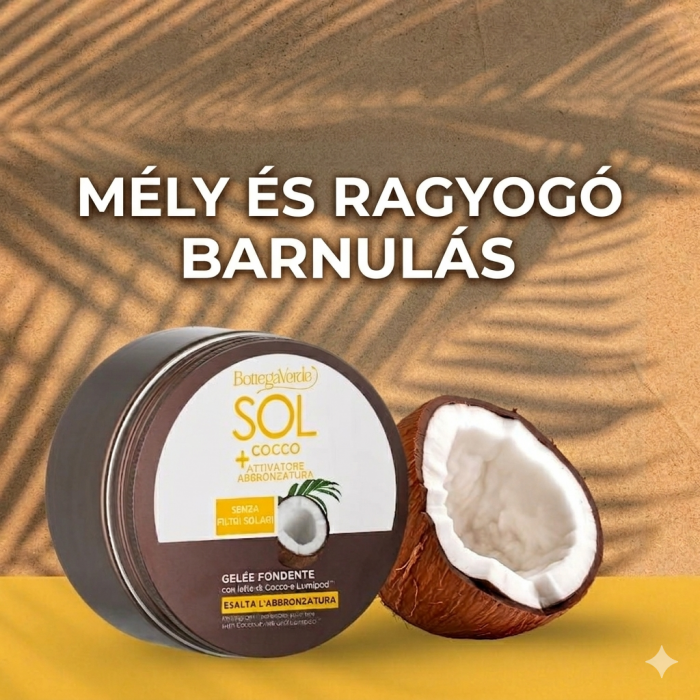 SOL Cocco - Barnulást serkentő olvadó gél - Fokozza a barnaságot