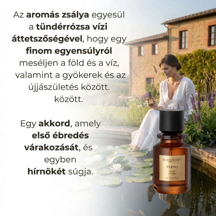 Vèrno - zsálya és tündérrózsa - Eau de Parfum 50 ml