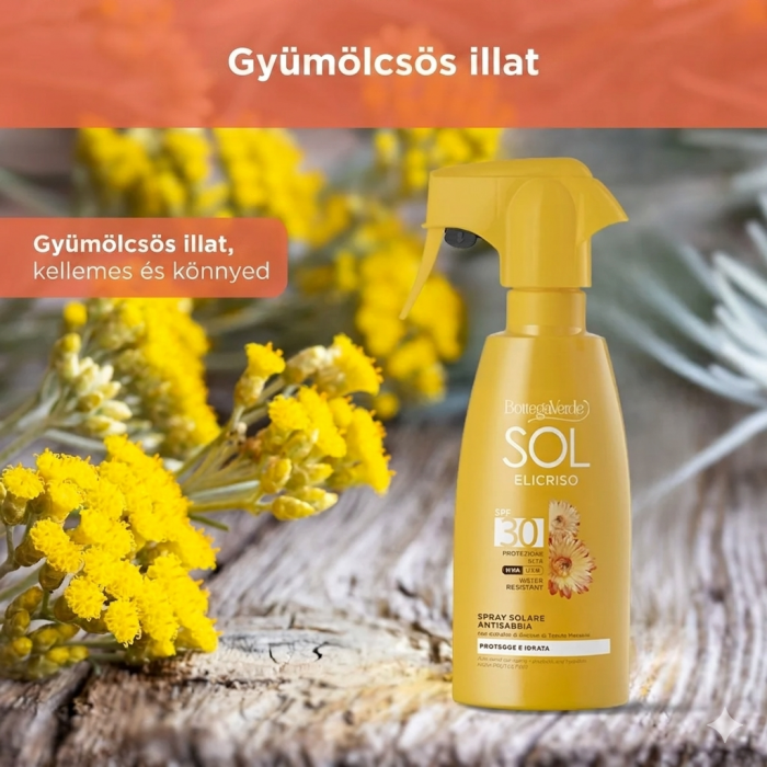 SOL HELICHRYSUM - SUN SPRAY - MAGAS VÉDELEM SPF30 - VÍZÁLLÓ 