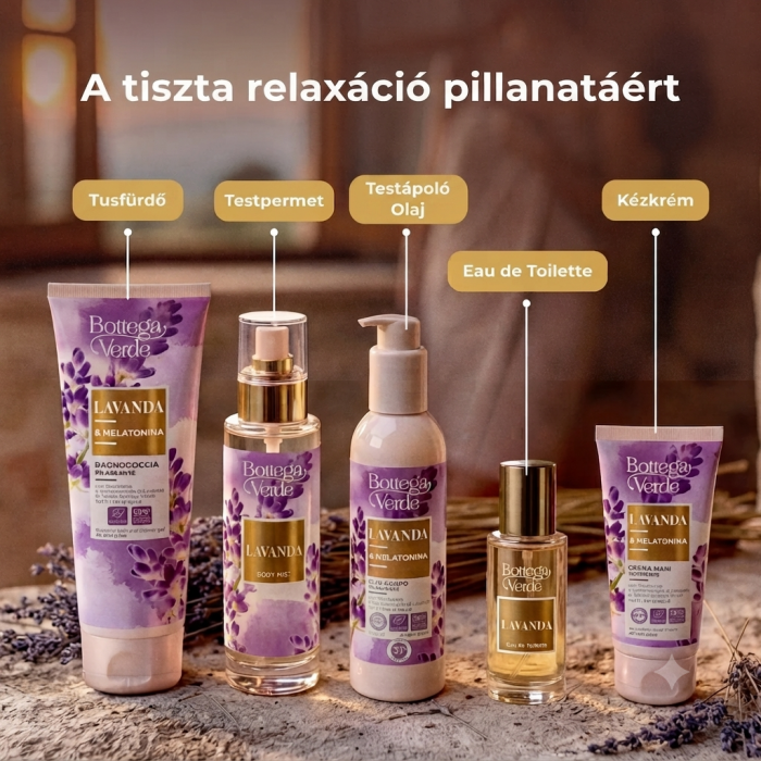 LAVANDA MELATONINA  - relaxáló tusfürdő