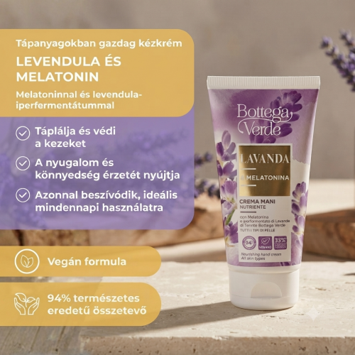 LAVANDA MELATONINA  - tápláló kézkrém