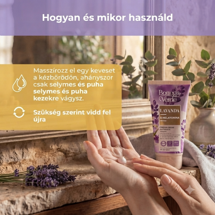 LAVANDA MELATONINA  - tápláló kézkrém