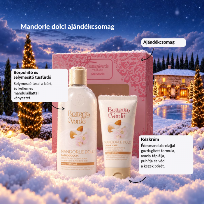 Mandorle Dolci karácsonyi ajándékcsomag